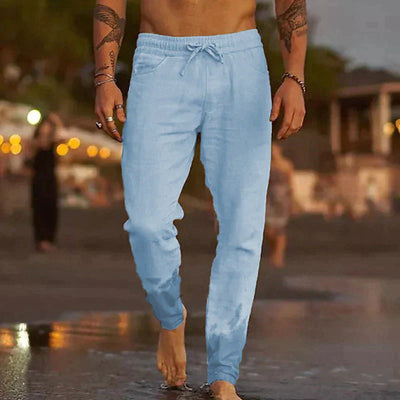 Jaxon | Coastal Relaxed Linen Joggers