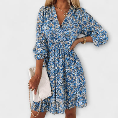 Flora | Floral Print Midi Dress