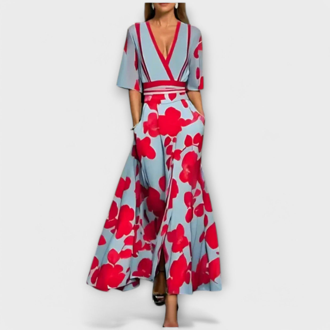 Elise | Floral Patterned Bodycon Dress