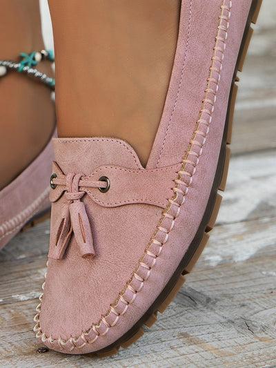 Harper | Soft Tassel Moccasin Loafers