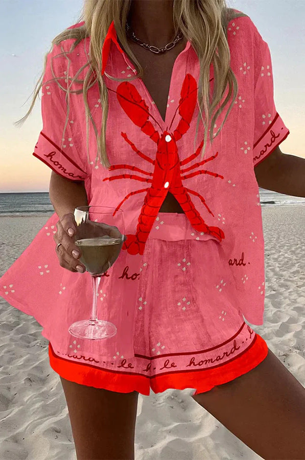 Florence | Coral Linen Co‑ord
