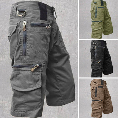 Troy | Tactical Multi-Zip Cargo Shorts