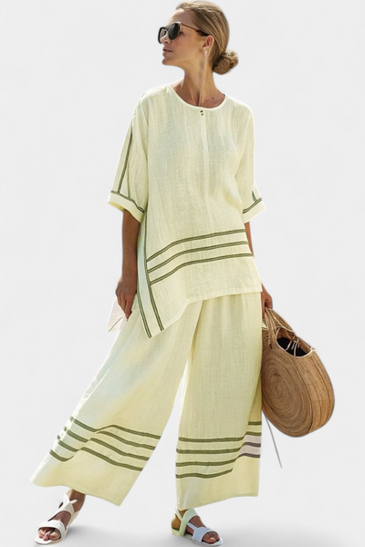 Erin | Modern Stripe Flow Set