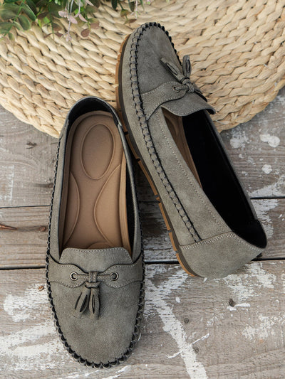 Harper | Soft Tassel Moccasin Loafers