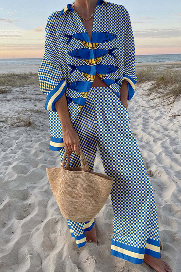 Fleur | Sardine & Lemon Linen Set