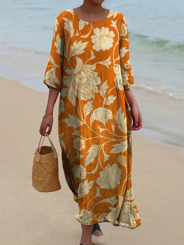 Violet | Warm Glow Floral Dress