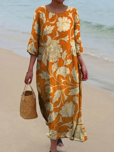 Violet | Warm Glow Floral Dress
