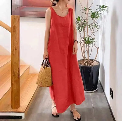 Amelia | Sleeveless Minimalist Summer Dress