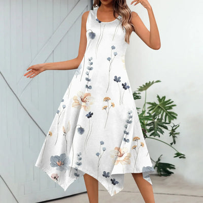 Maya | Playful Point Hem Dress