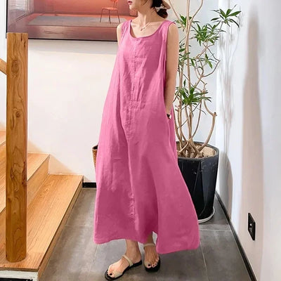 Amelia | Sleeveless Minimalist Summer Dress