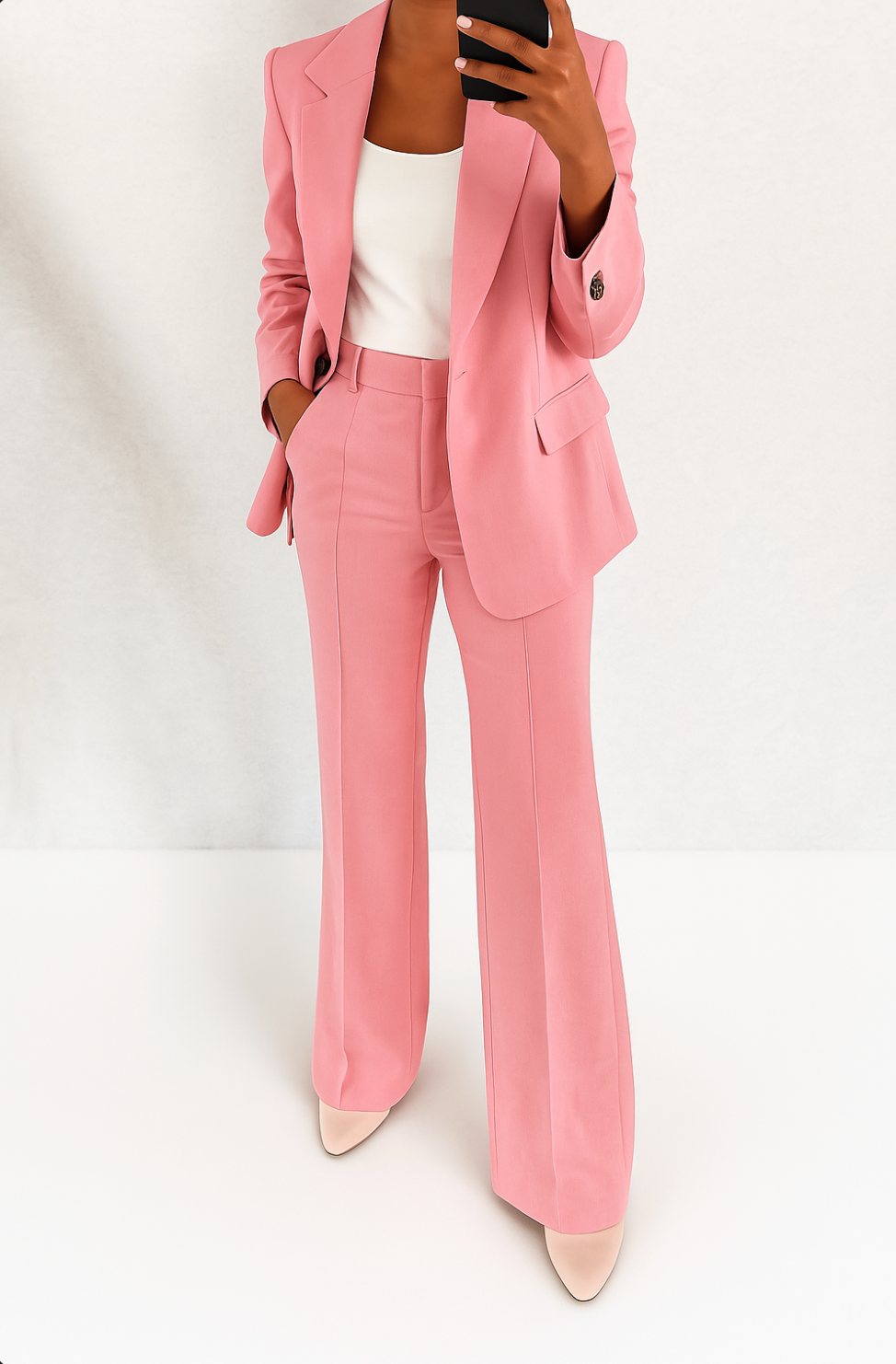 Isla | Tailored Blue Power Suit Set