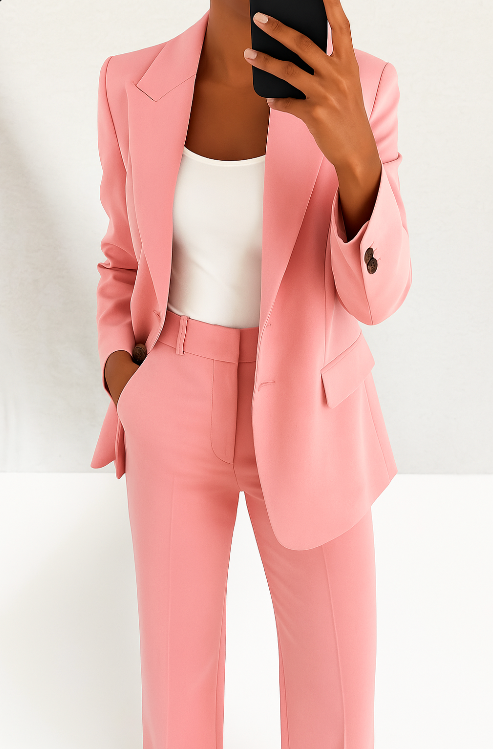 Isla | Tailored Blue Power Suit Set