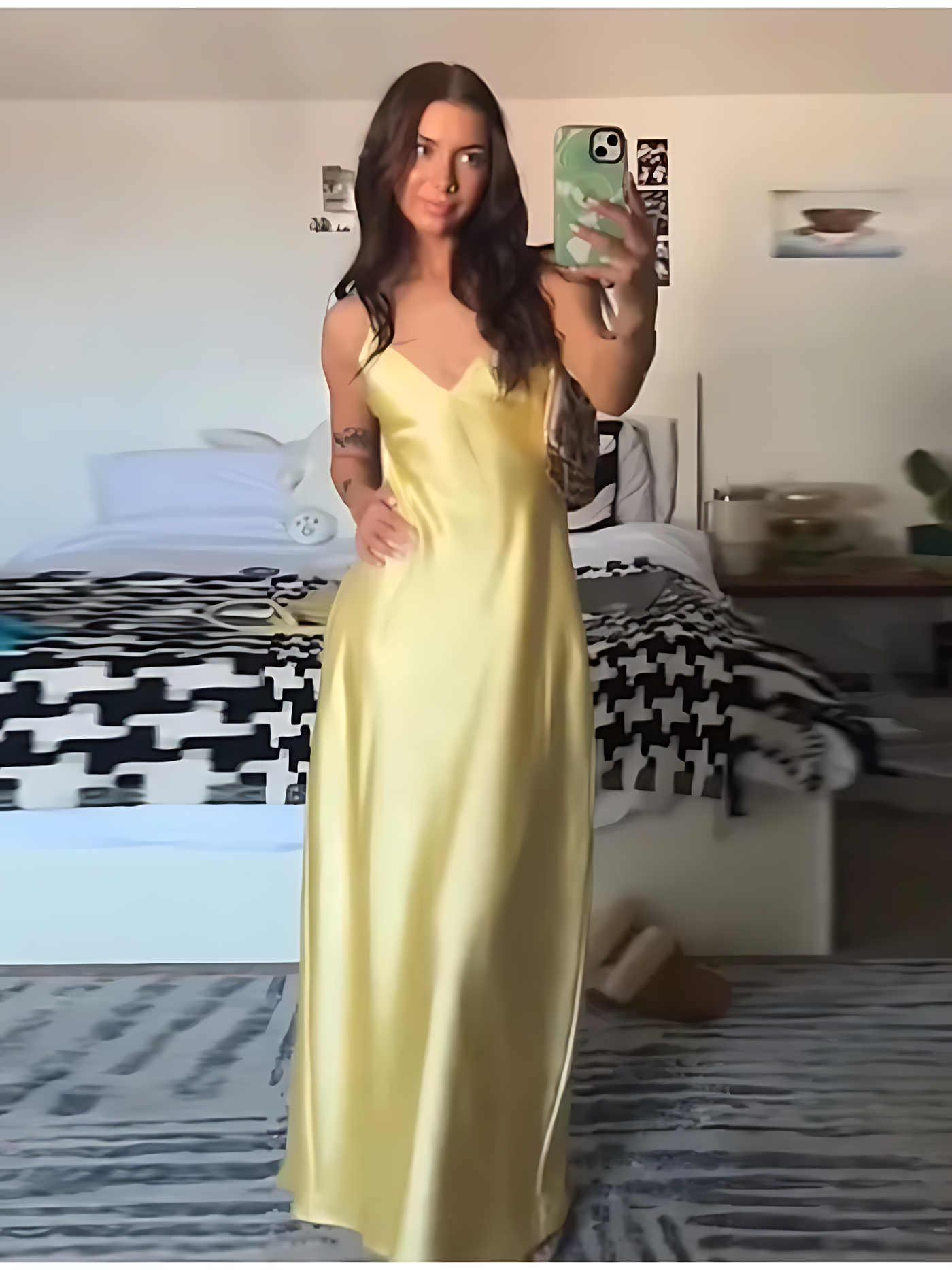 Soleya | Satin Glow Midi Dress