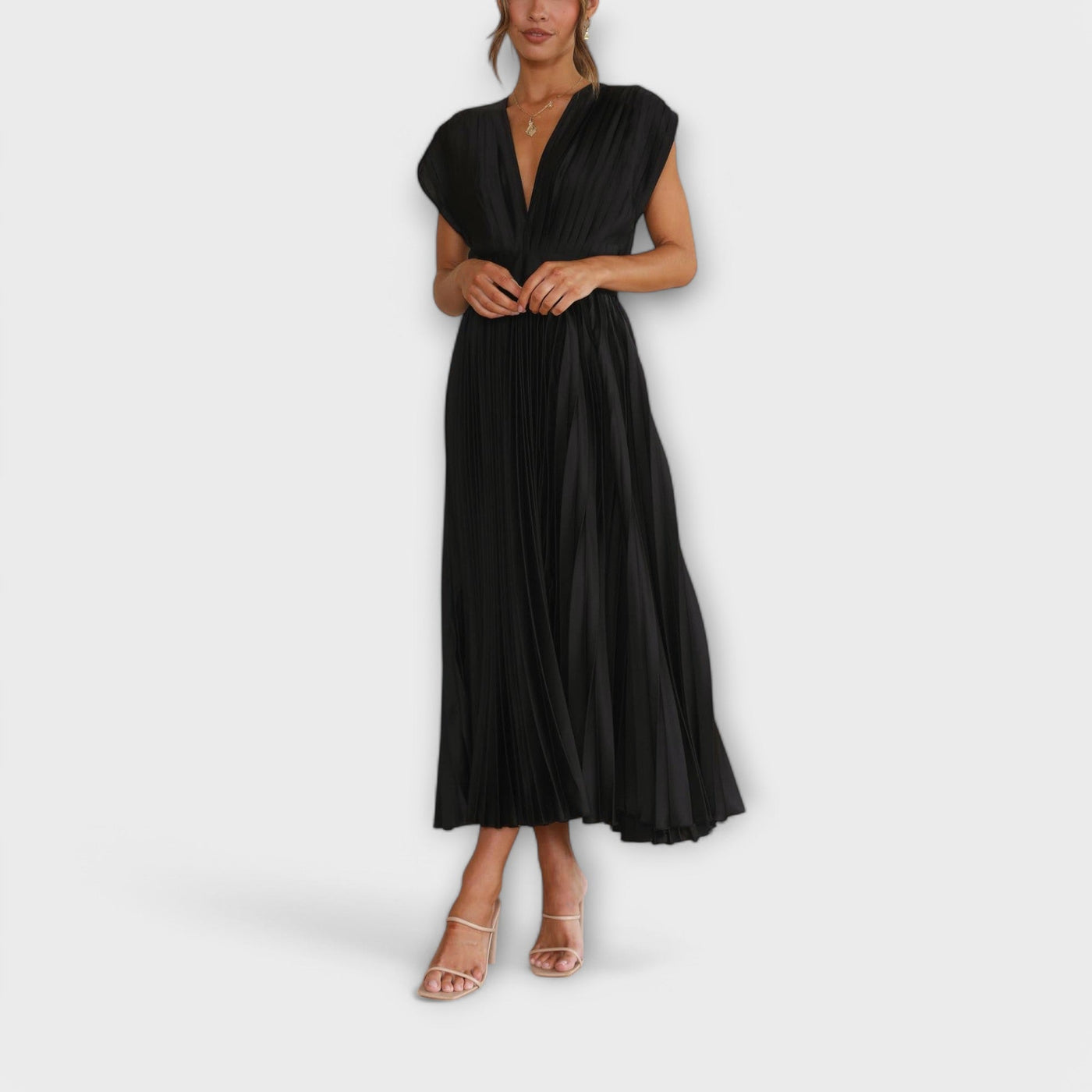 Maria | Elegant Pleated Style Dress