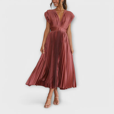 Maria | Elegant Pleated Style Dress