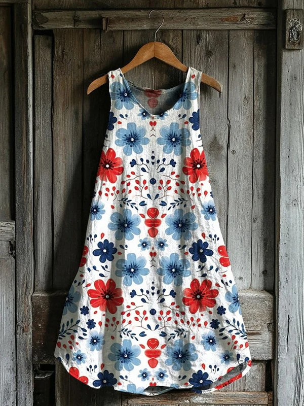 Edith | Vintage Bloom Relaxed Dress