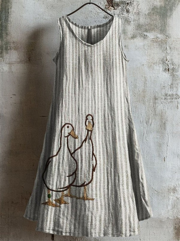 Tess | Striped Duck Delight Dress