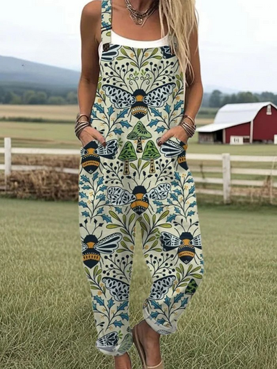 Bea | Busy Bee Mustard Overalls