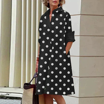 Isla | Vibrant Button-Up Shirt Dress