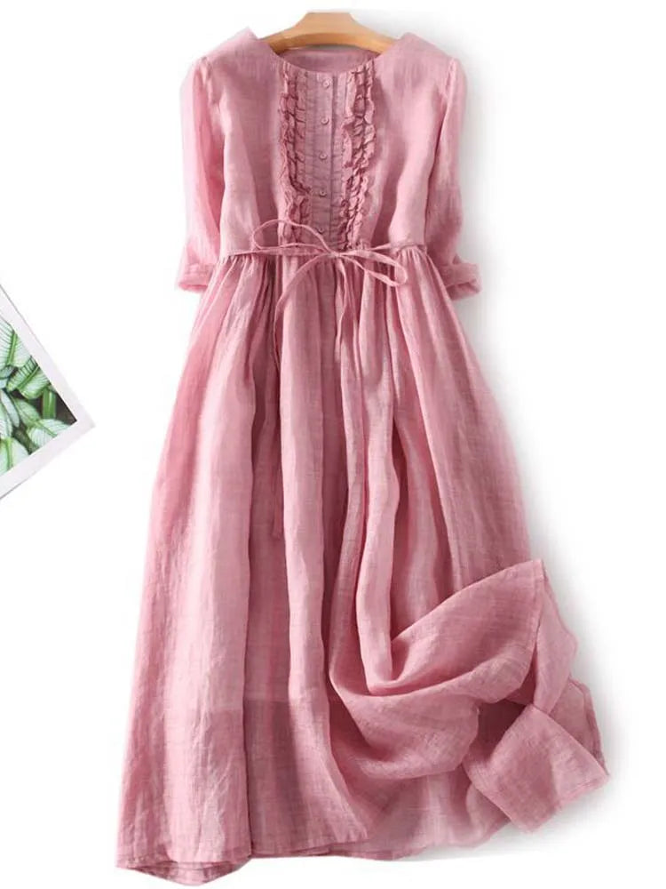 Amara | Waist-Defining Lace Dress