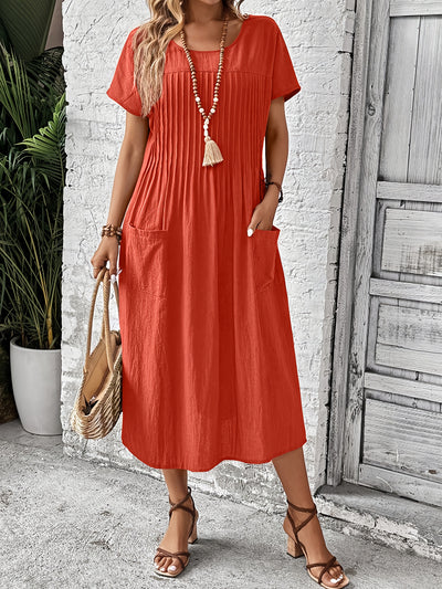 Skylar | Light Blue Batwing Midi Dress