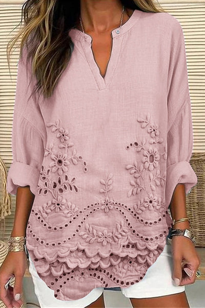 Sophie | Coastal Bloom Blouse