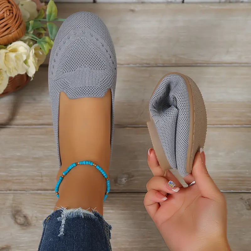 Ellie | Breathable Knit Comfort Loafers