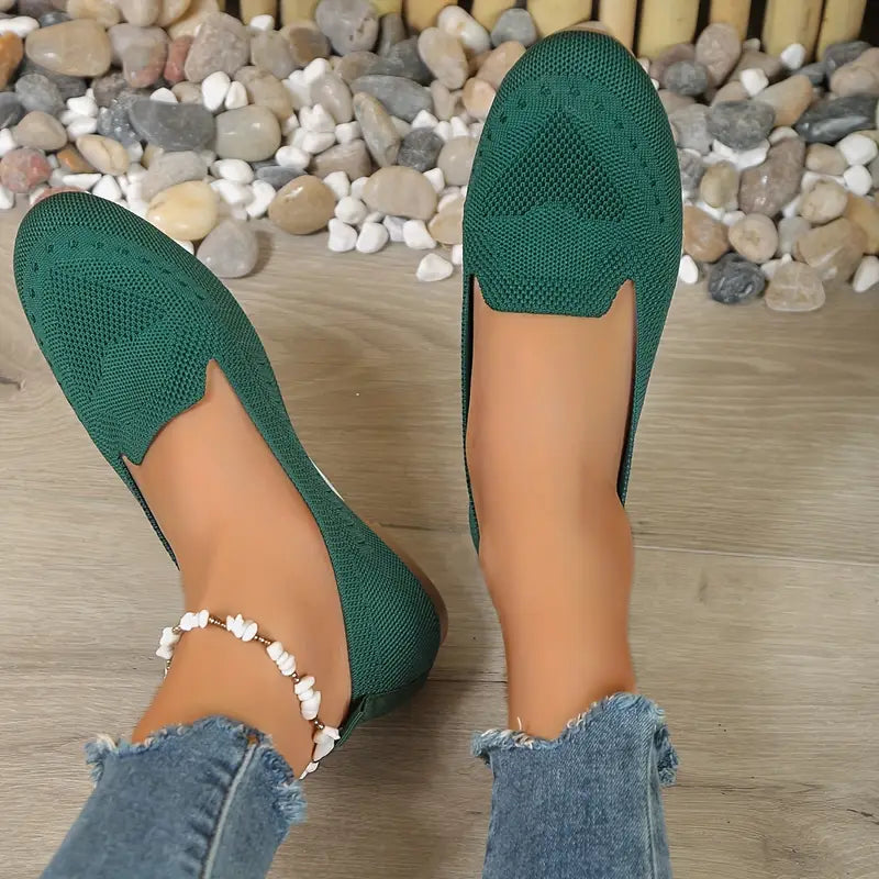 Ellie | Breathable Knit Comfort Loafers