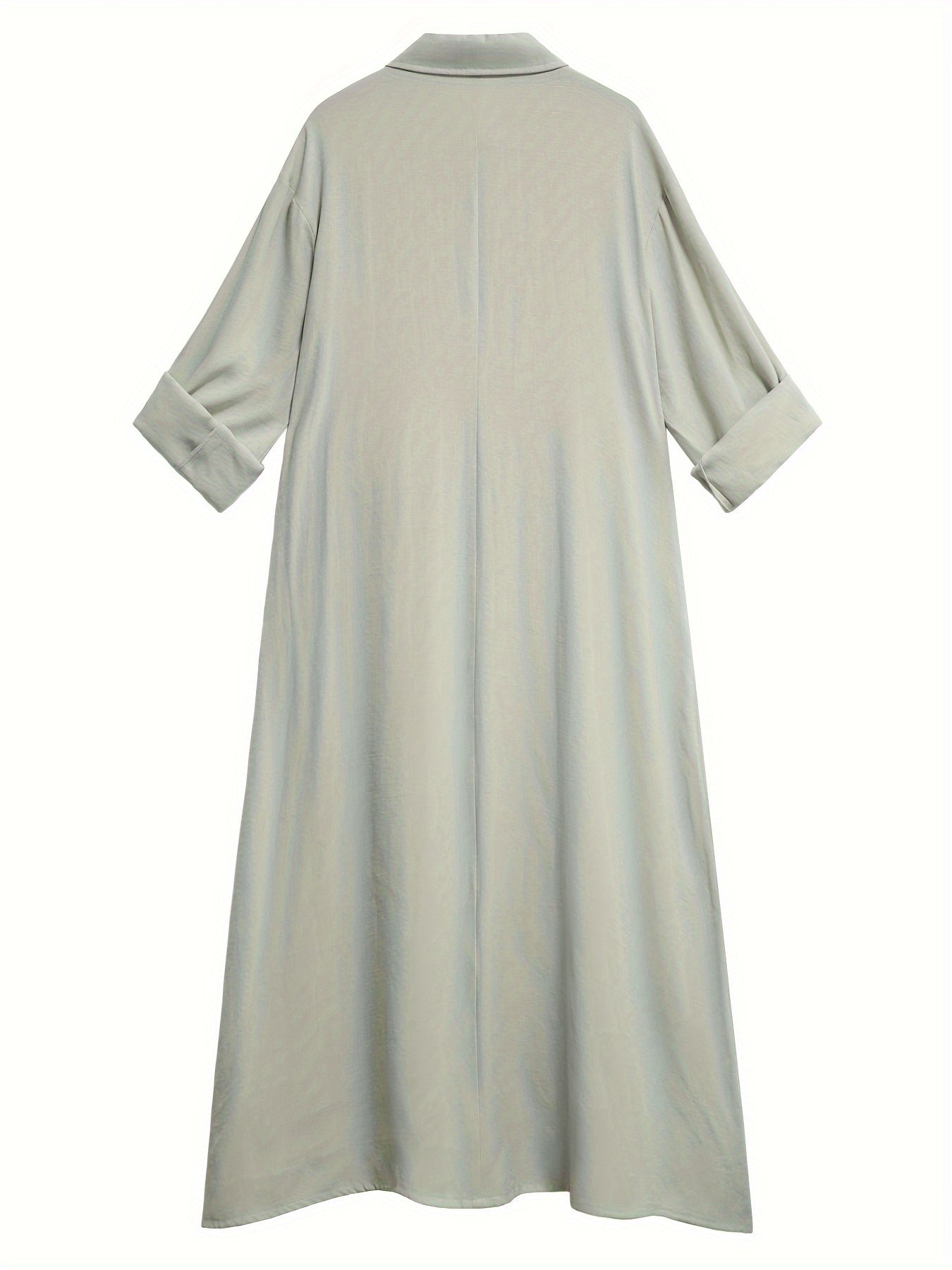 Avery | Mint Button Maxi Dress