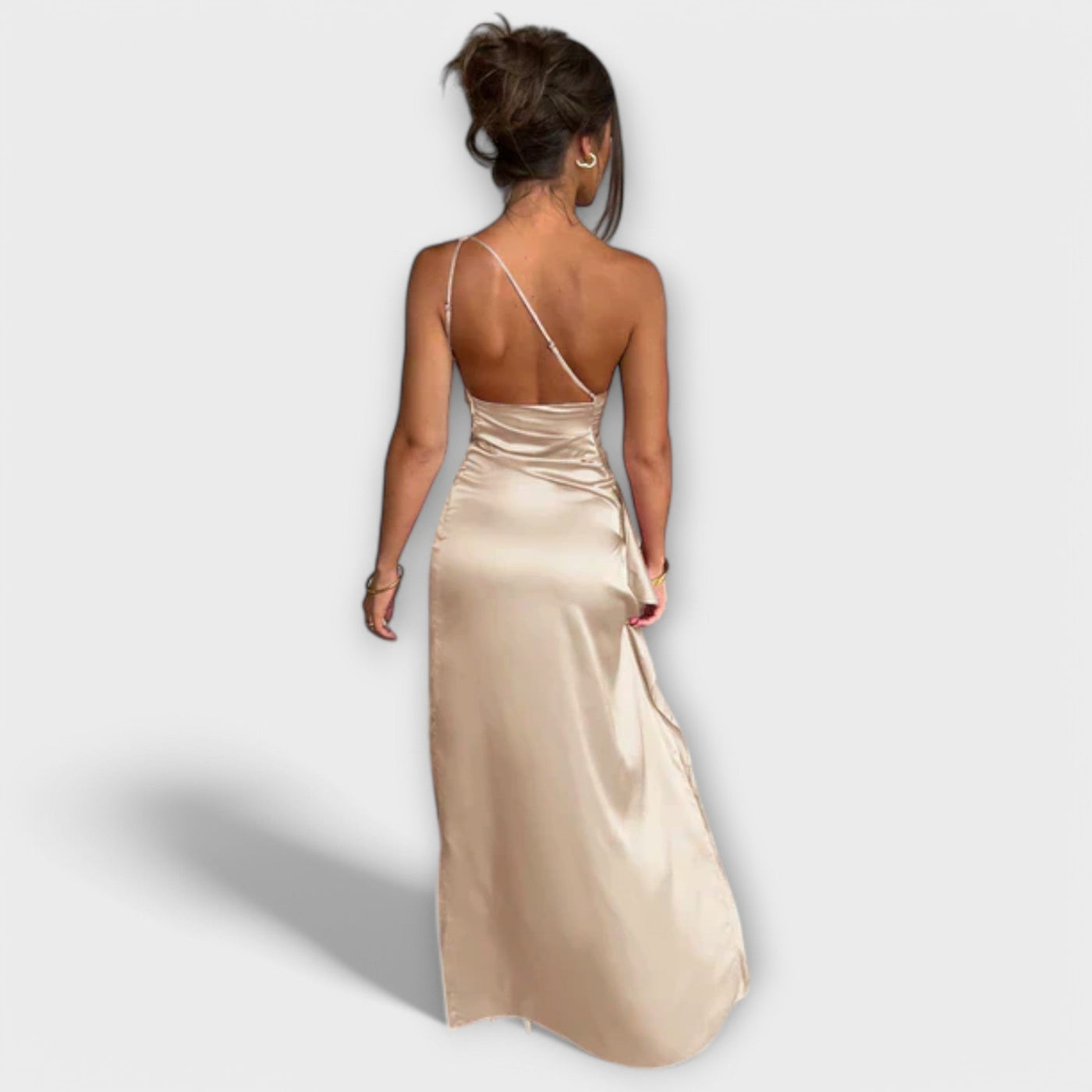 Celeste | Asymmetrical Draped Maxi