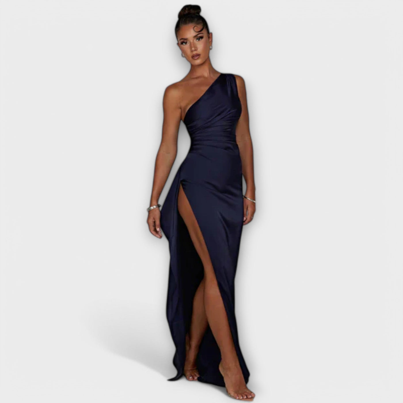 Celeste | Asymmetrical Draped Maxi