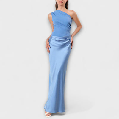 Levana | One-Shoulder Pleated Dress