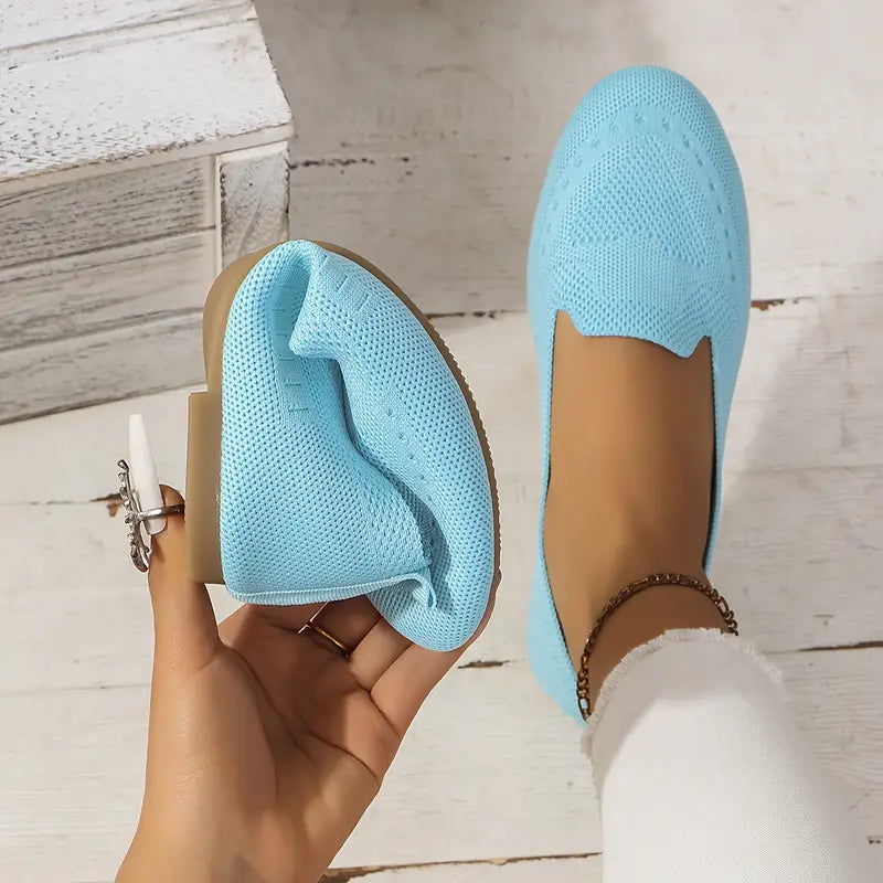 Ellie | Breathable Knit Comfort Loafers