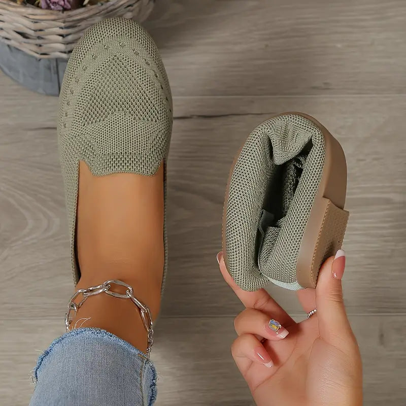 Ellie | Breathable Knit Comfort Loafers