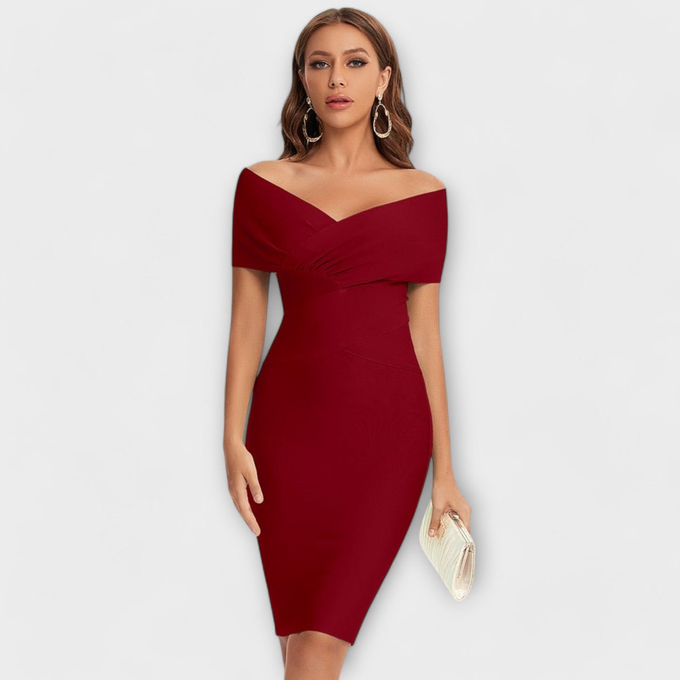 Vera | Elegant Square Neck Dress