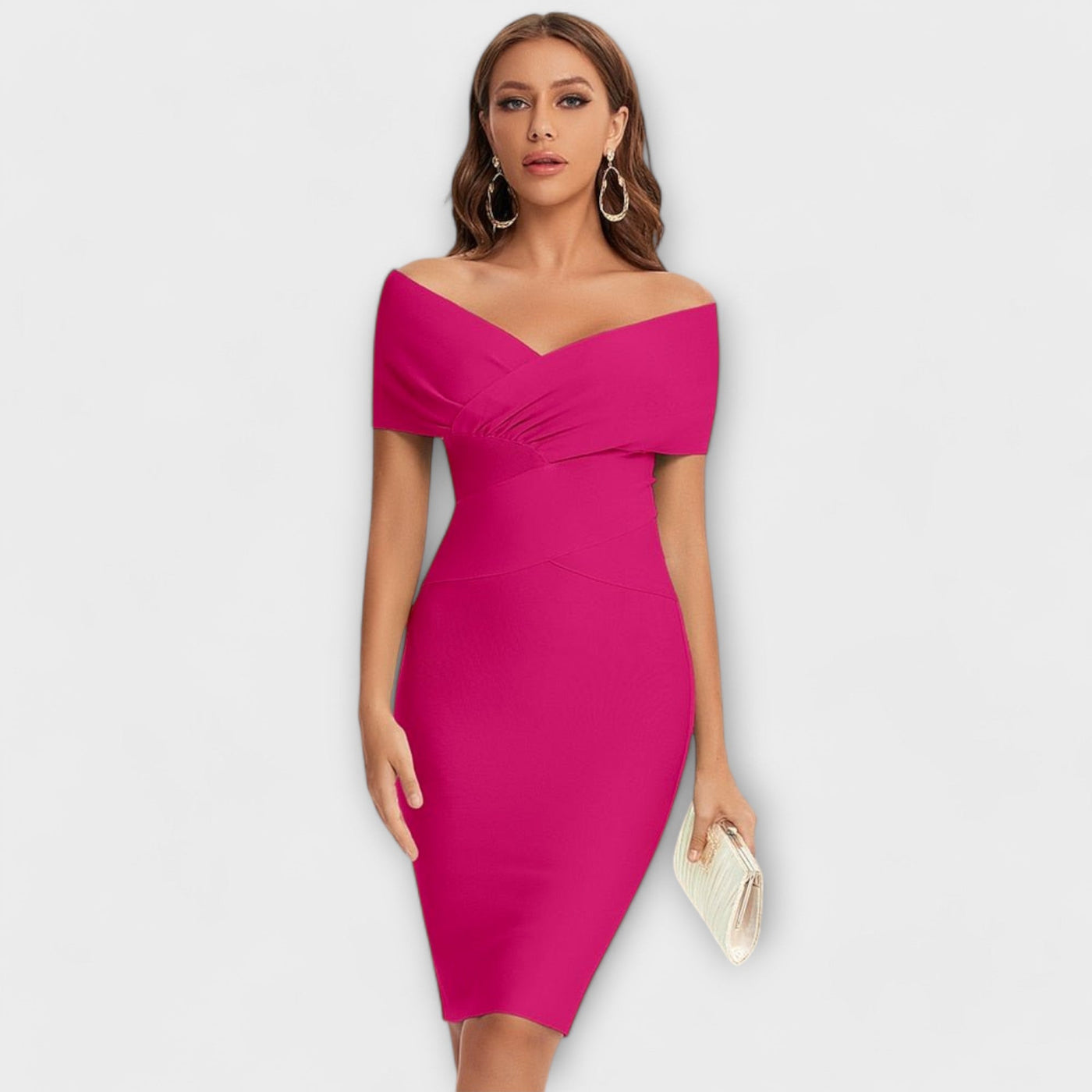 Vera | Elegant Square Neck Dress