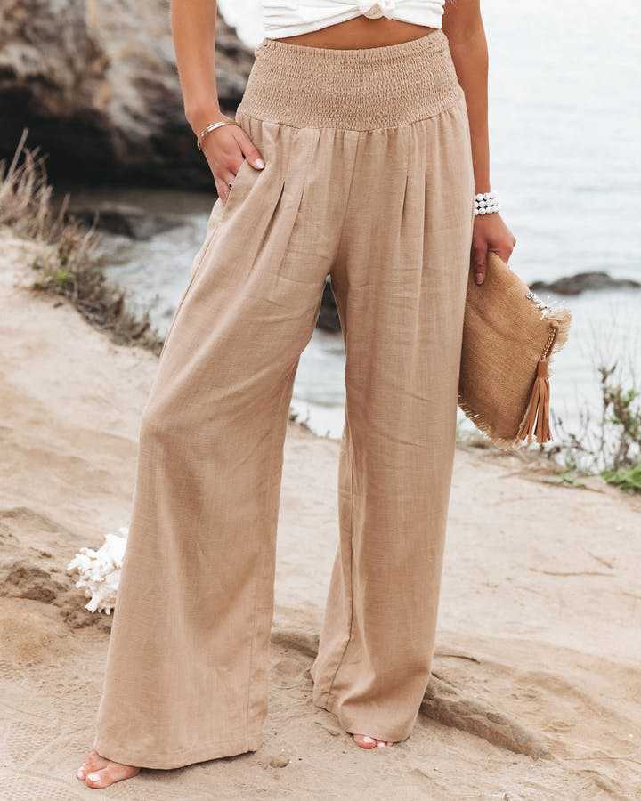 Aileen | Beach Wide-Leg Pants