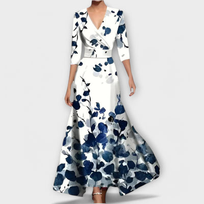 Alma | Elegant Abstract Design Dress