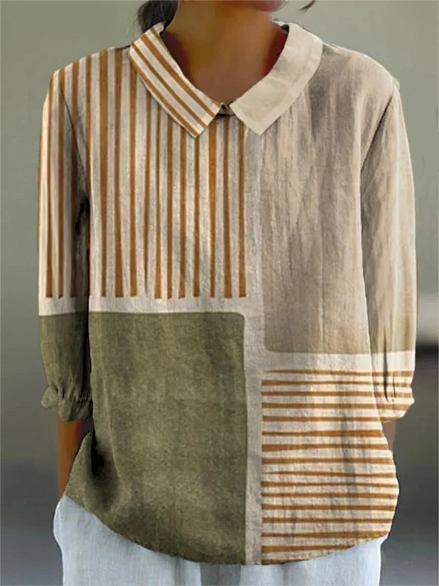 Odette | Earthbound Stripe Top