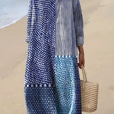 Harper | Breezy Patchwork Beach Dress