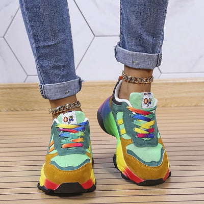 Roxy | Rainbow Chunky Sole Trainers