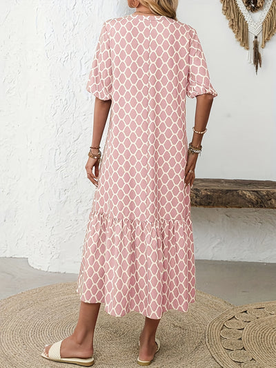 Madison | Pink Floral Vacation Dress