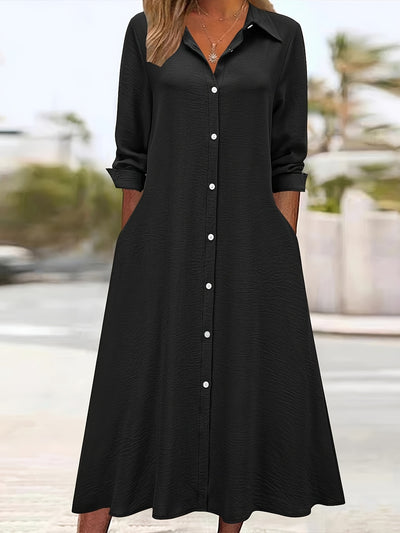 Ruby | Button-Down Chic Shirt Dress