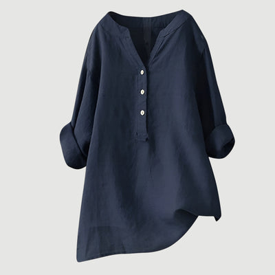 Alma | Breezy Button-Front Shirt