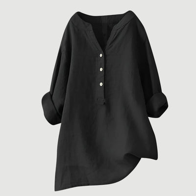 Alma | Breezy Button-Front Shirt