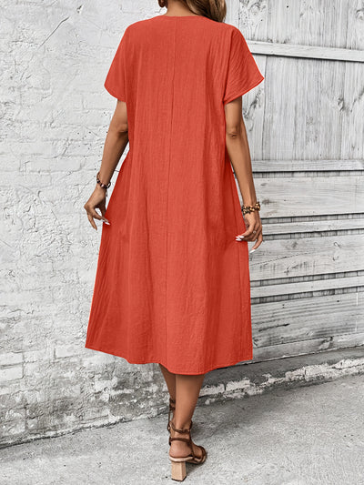 Skylar | Light Blue Batwing Midi Dress