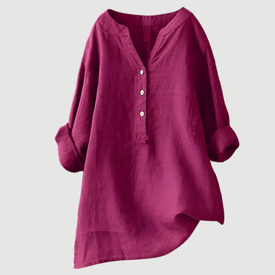 Alma | Breezy Button-Front Shirt