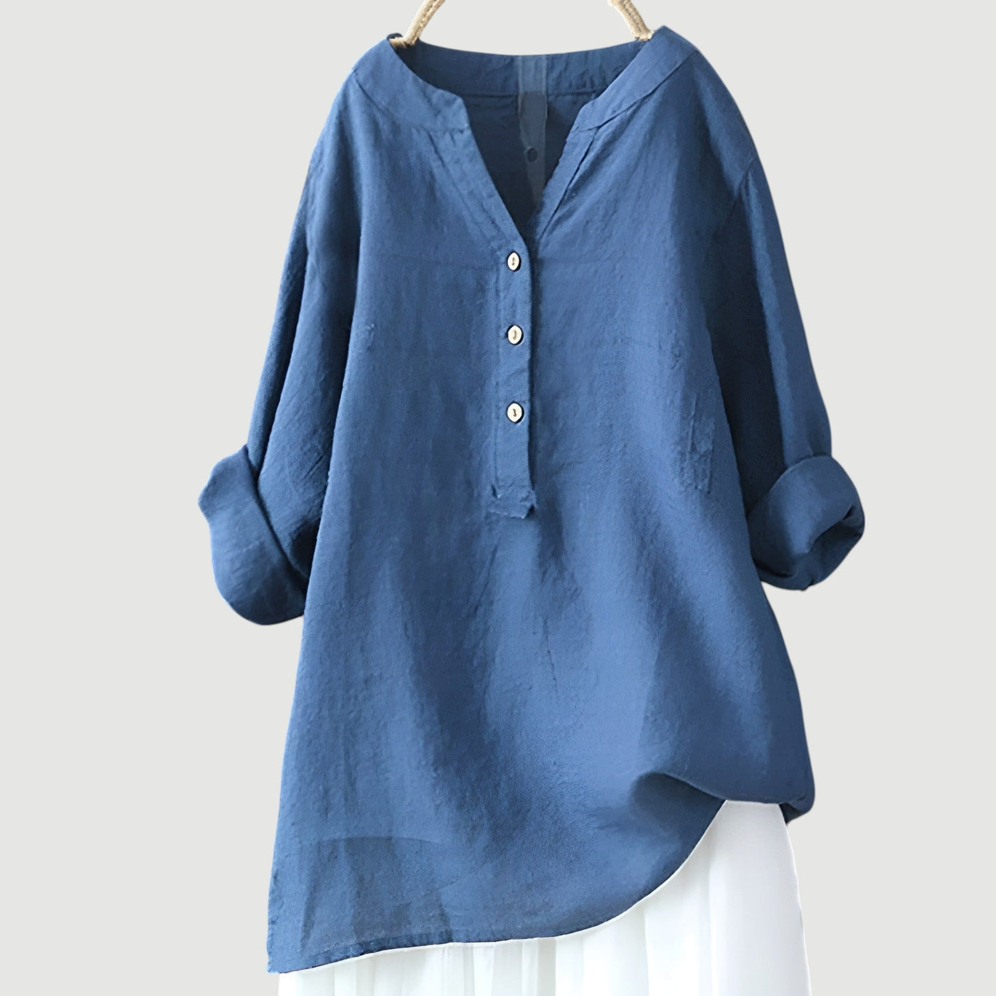 Alma | Breezy Button-Front Shirt
