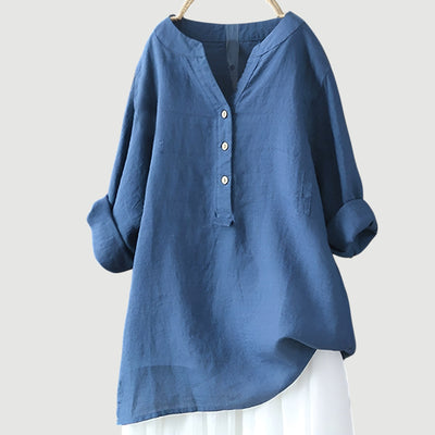 Alma | Breezy Button-Front Shirt