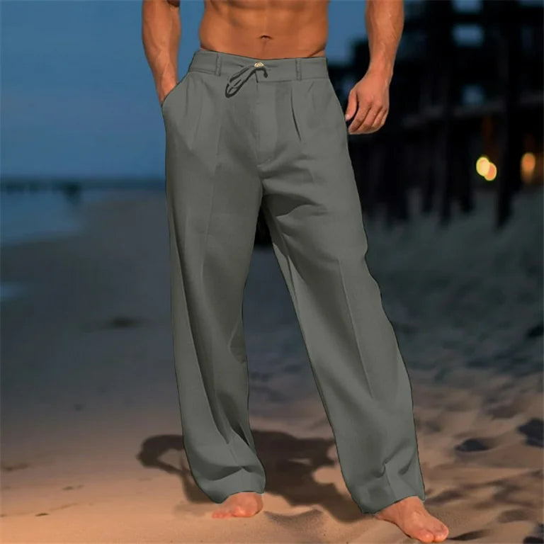 Jett | Relaxed Linen Beach Trousers